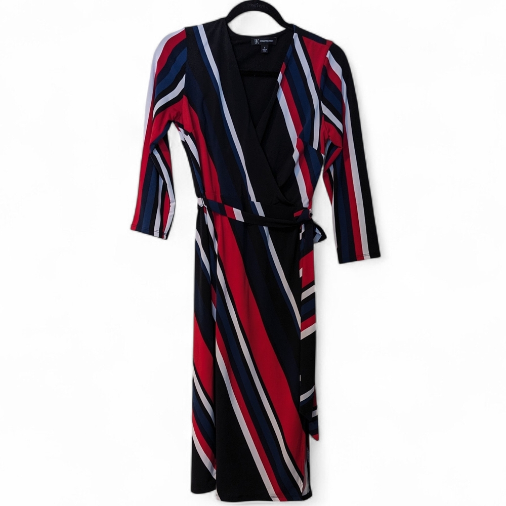 Striped Wrap Dress